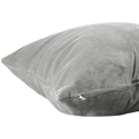 Cojín rectangular 45x45cm Nauru terciopelo gris