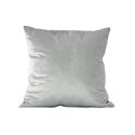 Coussin rectangulaire 45x45cm velours gris Nauru