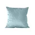 Cojín rectangular 45x45cm Nauru terciopelo azul glaciar