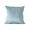 Coussin rectangulaire 45x45cm velours bleu glacier Nauru