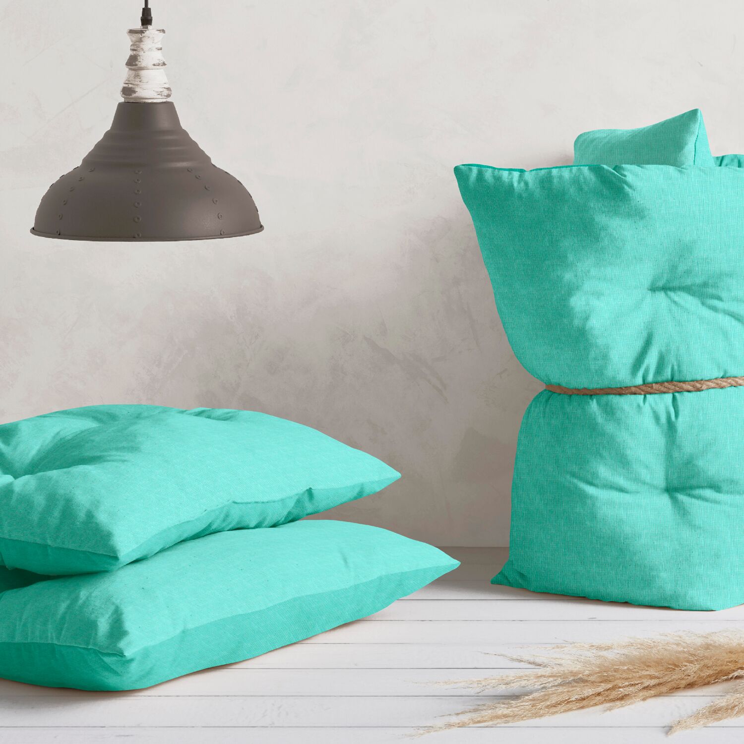 Matelas de sol 120x60cm bleu méditerranéen Guam