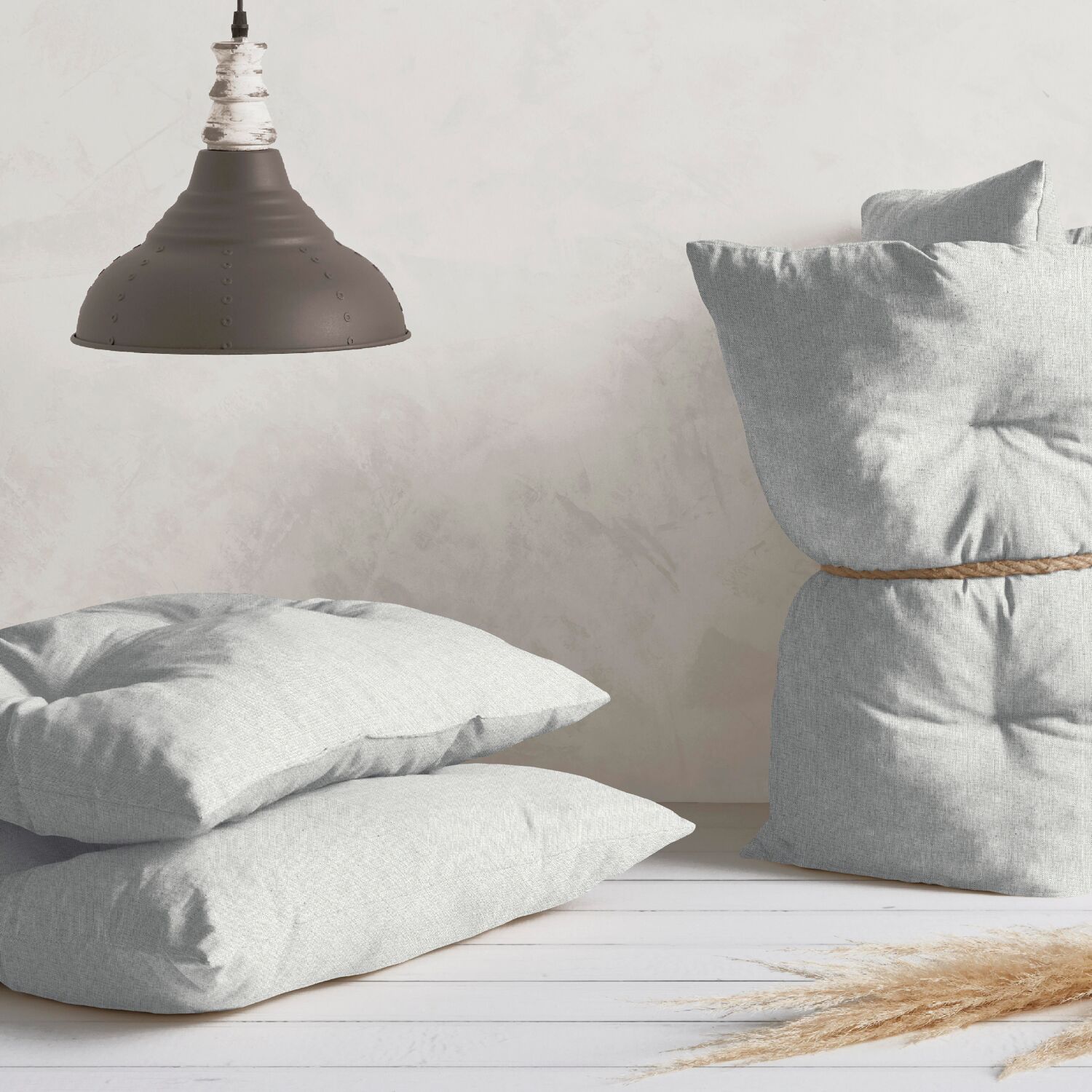 Matelas de sol 120x60cm gris Guam