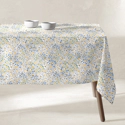 Mantel estampado resina antimanchas 100x135cm Azul Java