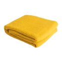 Plaid jaune en maille 130 × 170 cm – TRICOT