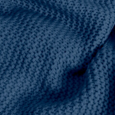 Couverture plaid bleu...