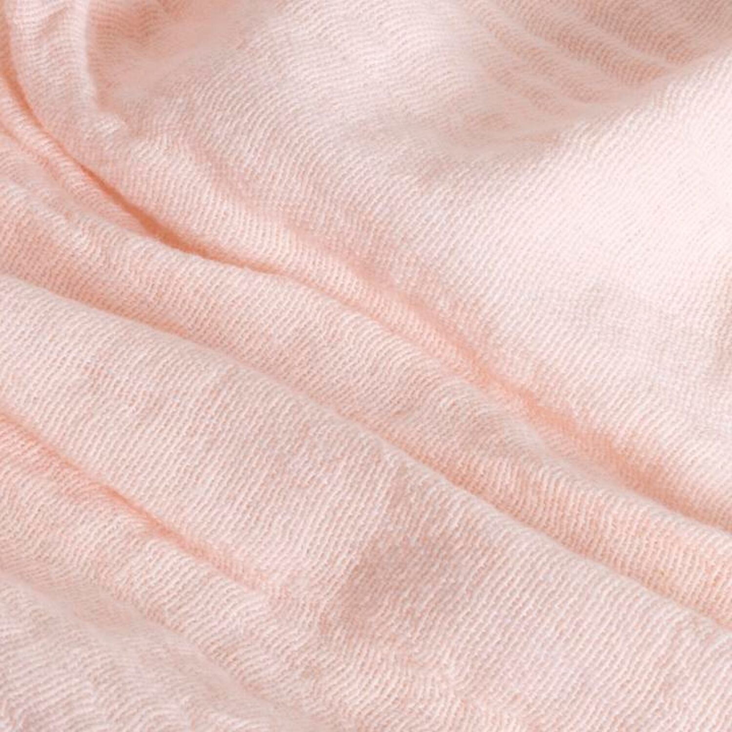 Manta xadrez rosa pálido 100% algodão com franjas 130x170cm BITALD