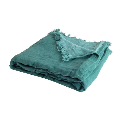 Manta xadrez azul turquesa...