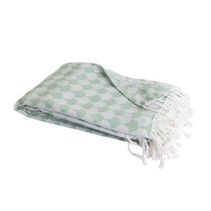 Plaid-Decke 100% Baumwolle...