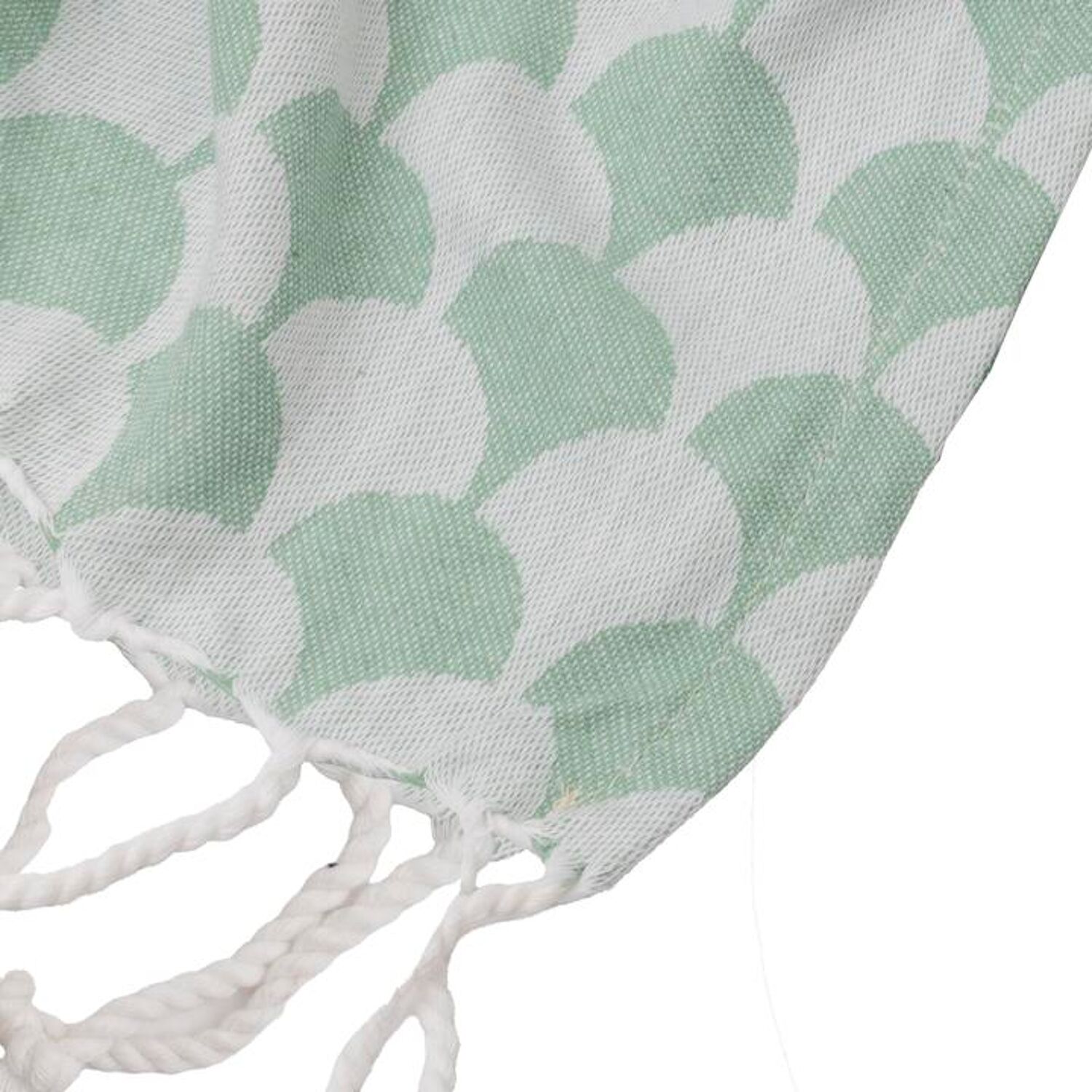 Manta xadrez verde 100% algodão com franjas 180x220cm DROPALL