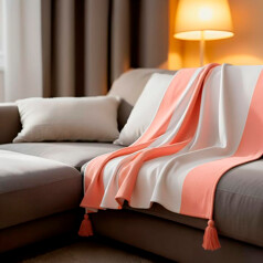 Plaid-Decke aus 100%...