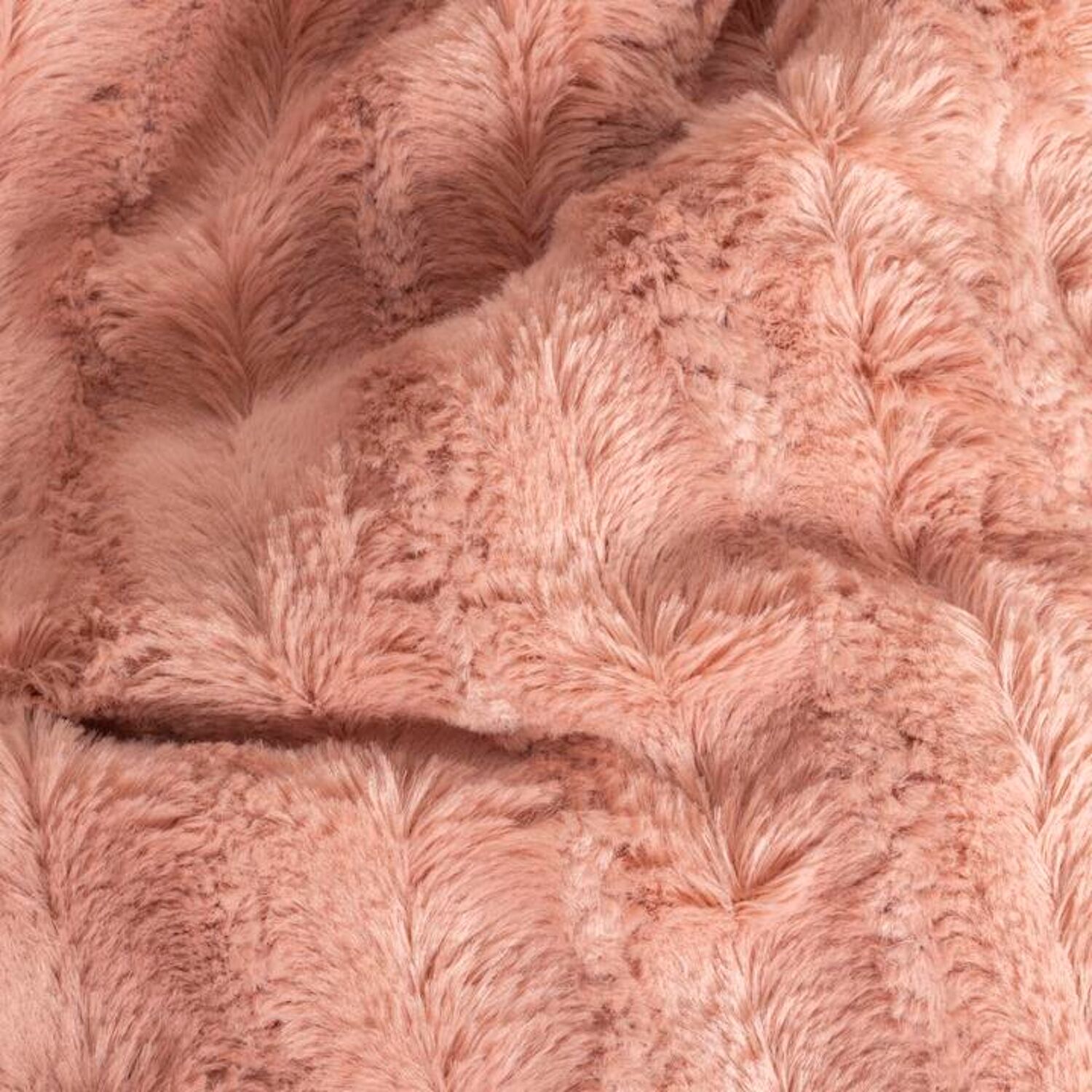 Couverture plaid rose chaud 180x220cm BERGIL