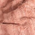 Couverture plaid rose chaud 180x220cm BERGIL