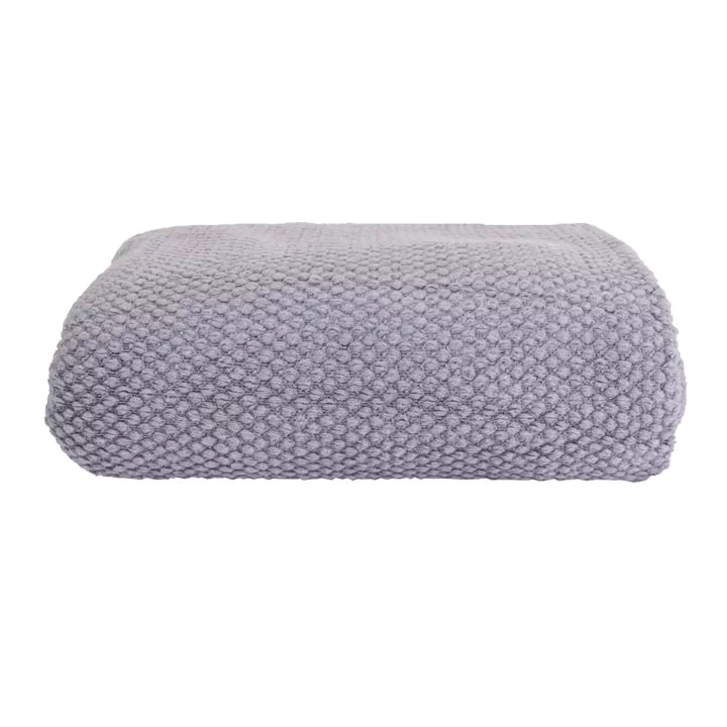 Manta xadrez cinzenta clara 130x170cm DENARLA