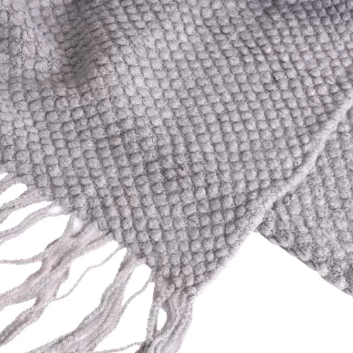 Manta xadrez cinzenta clara...