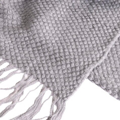 Manta xadrez cinzenta clara...