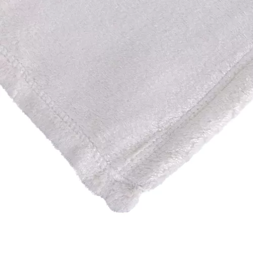 Manta axadrezada branca...