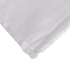 Couverture plaid blanc...