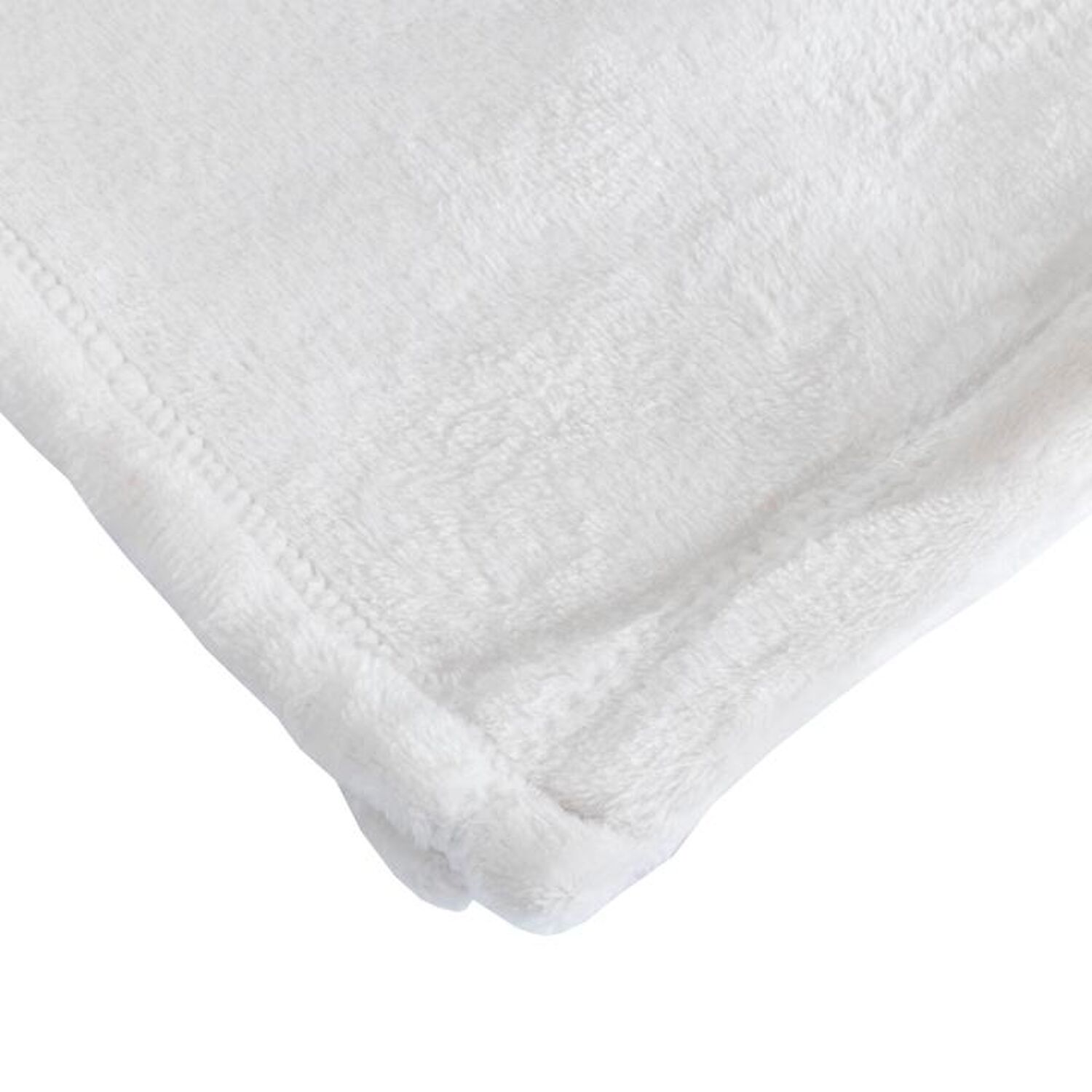 Cobertor xadrez branco 130x170cm FLANBERG