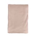 Couverture plaid rose pâle 180x220cm FLANBERG