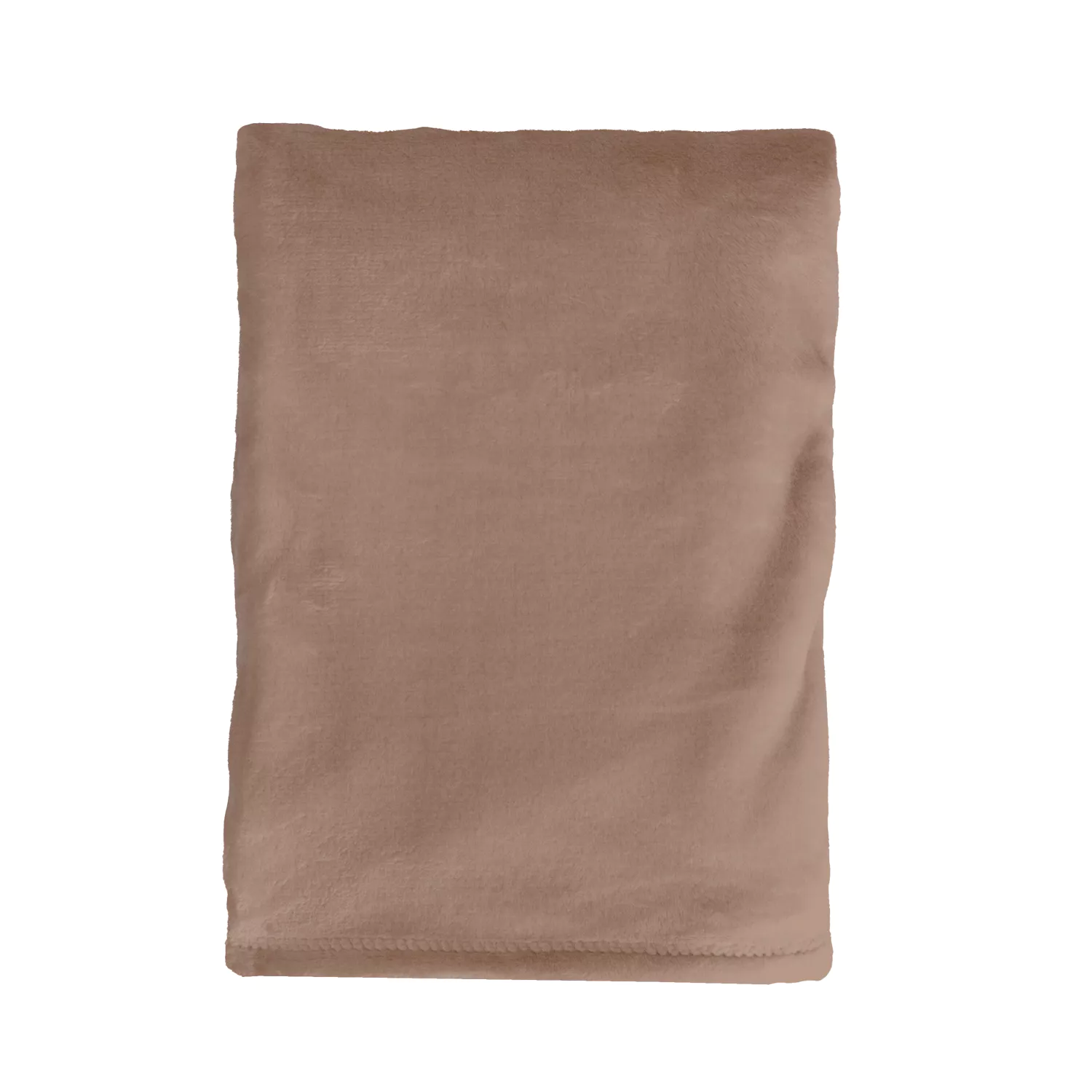 Manta xadrez rosa pálido 180x220cm FLANNEL