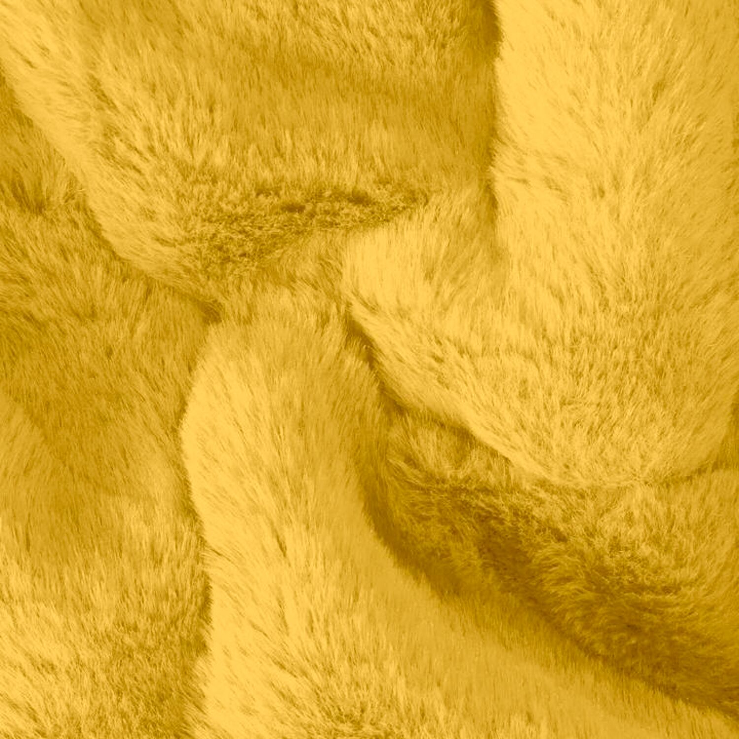 Couverture plaid jaune 130x170cm MINNOR