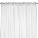 Rideau à galon fronceur Voilage Blanc Semi-transparent 140x280cm ASOVA