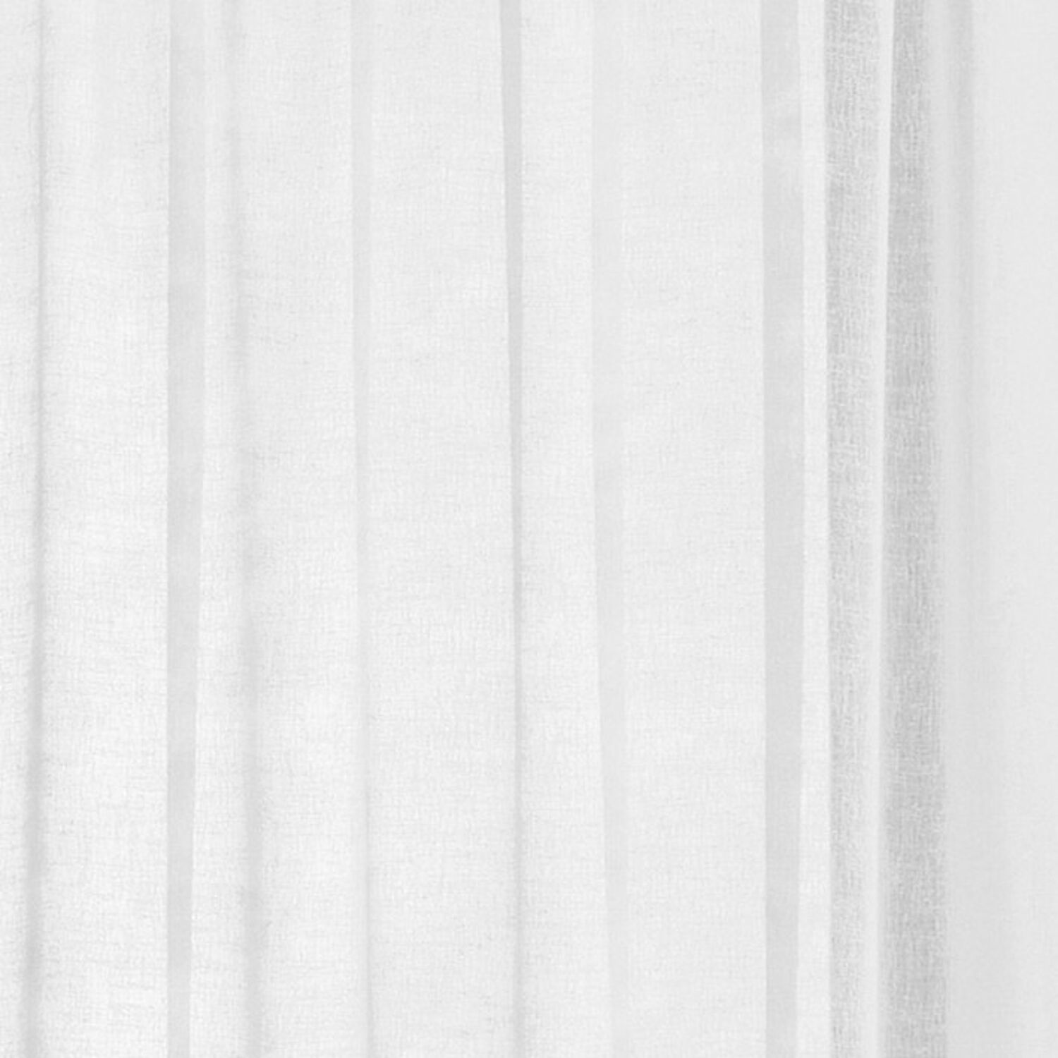 Rideau à galon fronceur Voilage Blanc Semi-transparent 140x280cm ASOVA