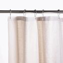 Rideau de douche Linos en coton et lin