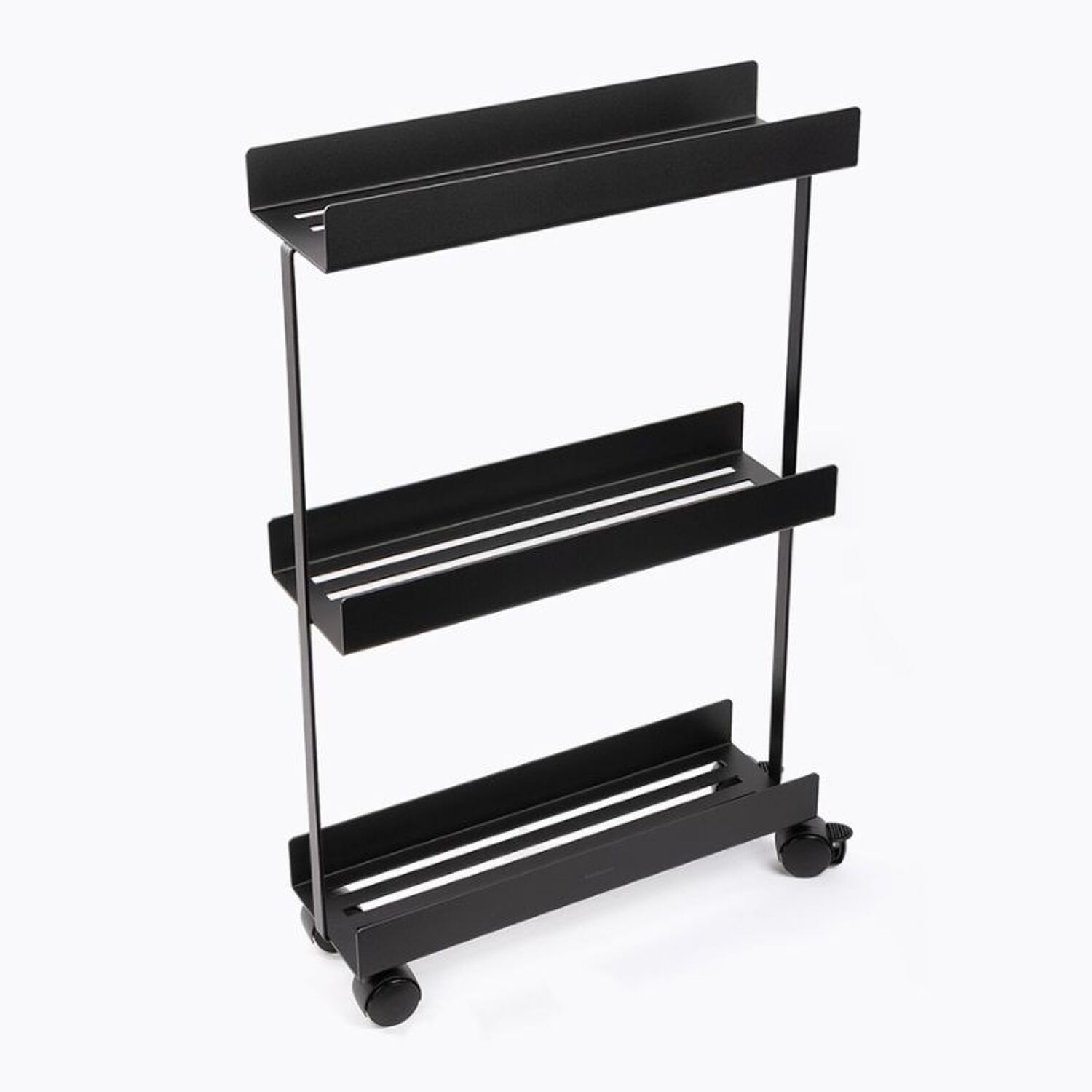 Desserte roulante 3 niveaux AURA Noir
