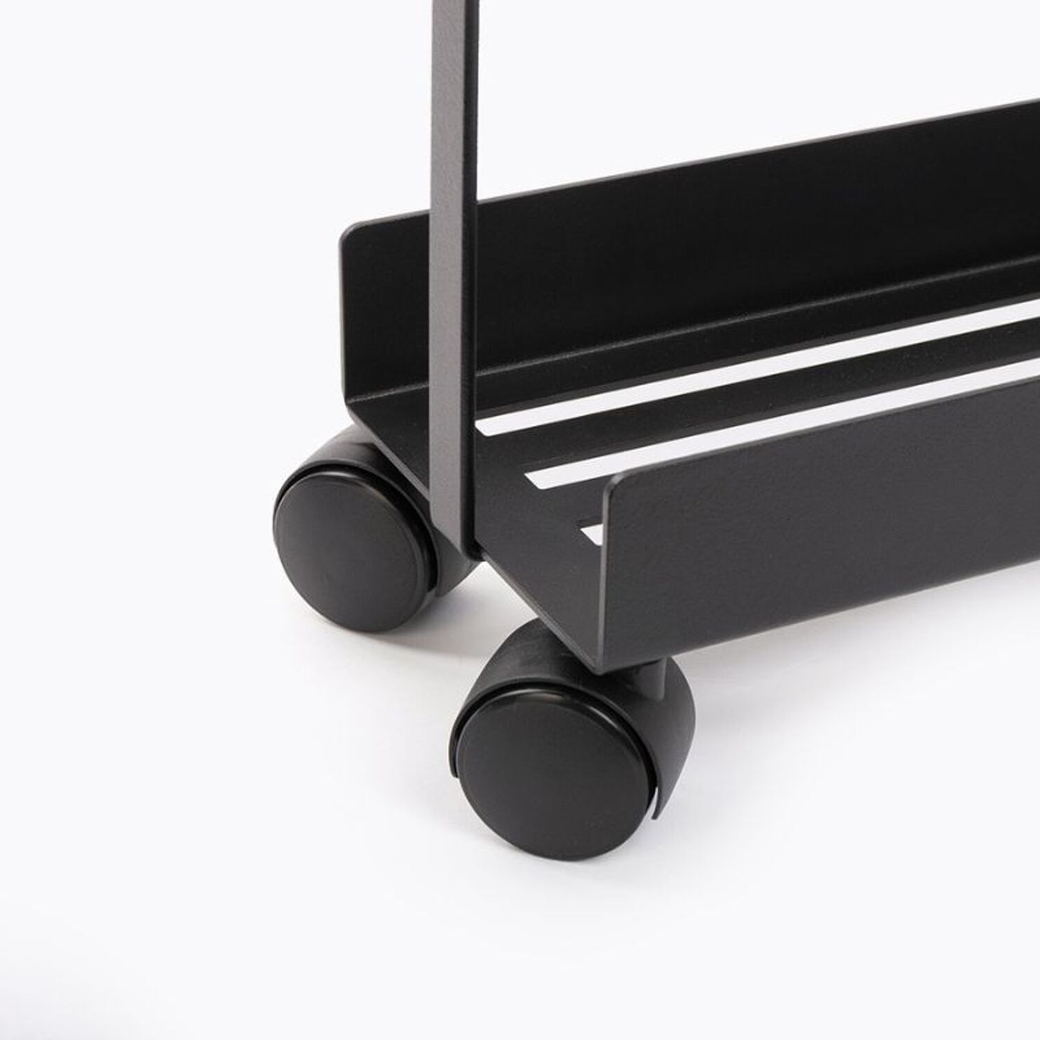 Desserte roulante 3 niveaux AURA Noir