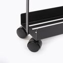 Desserte roulante 3 niveaux AURA Noir