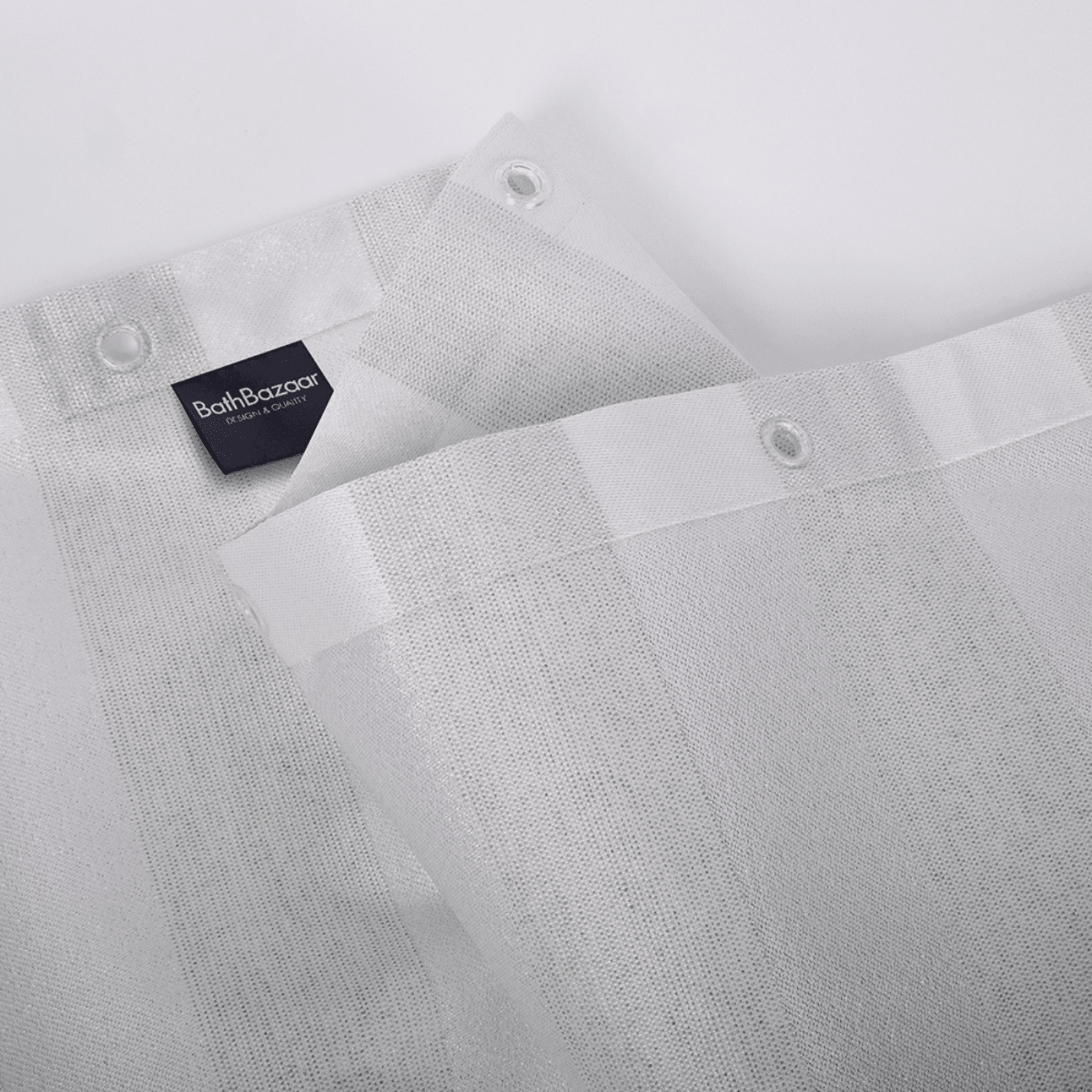 Rideau de douche VIRTUO Argent 180x200 cm