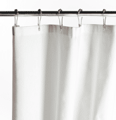 Rideau de douche blanc...