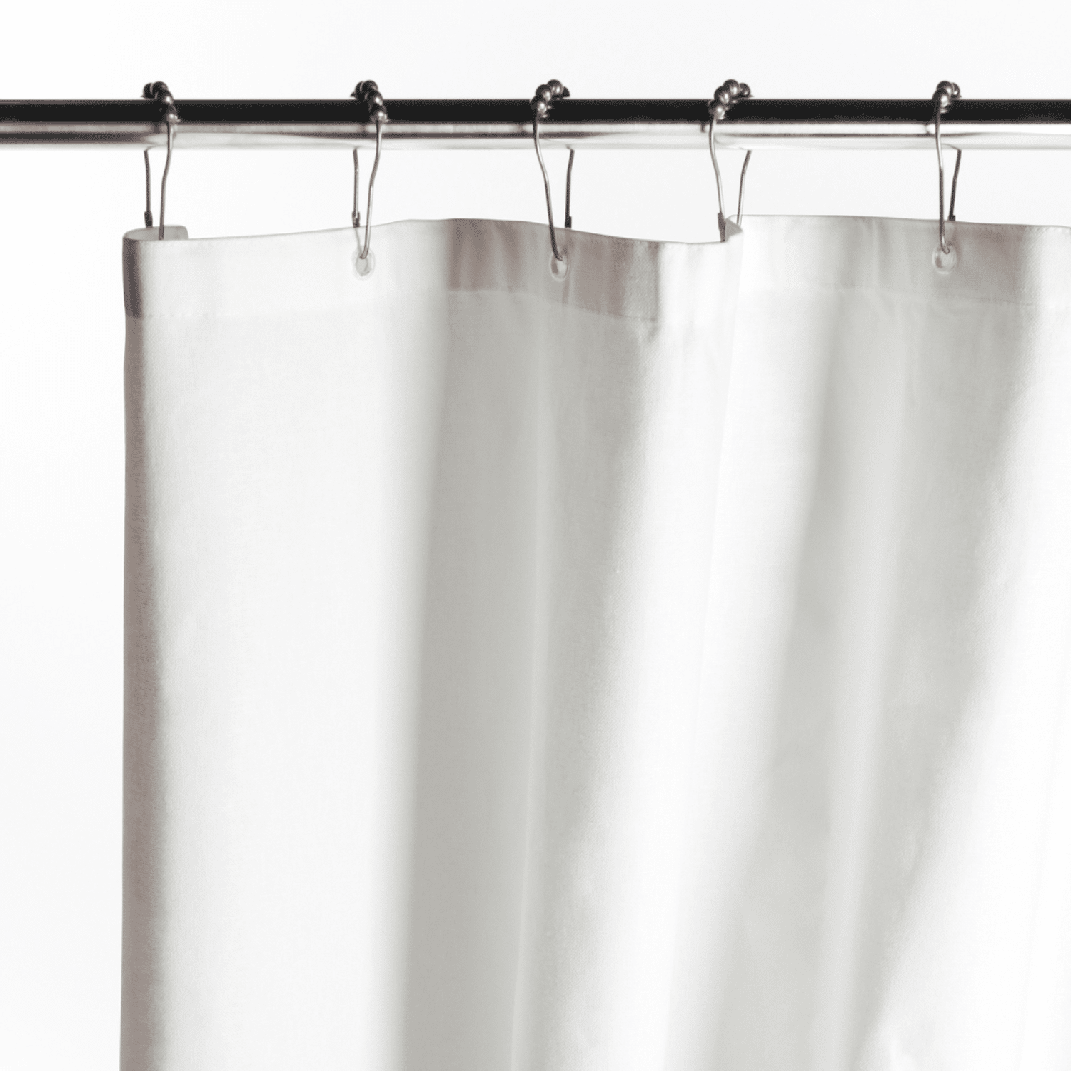 Rideau de douche blanc LINOS 180x200 cm