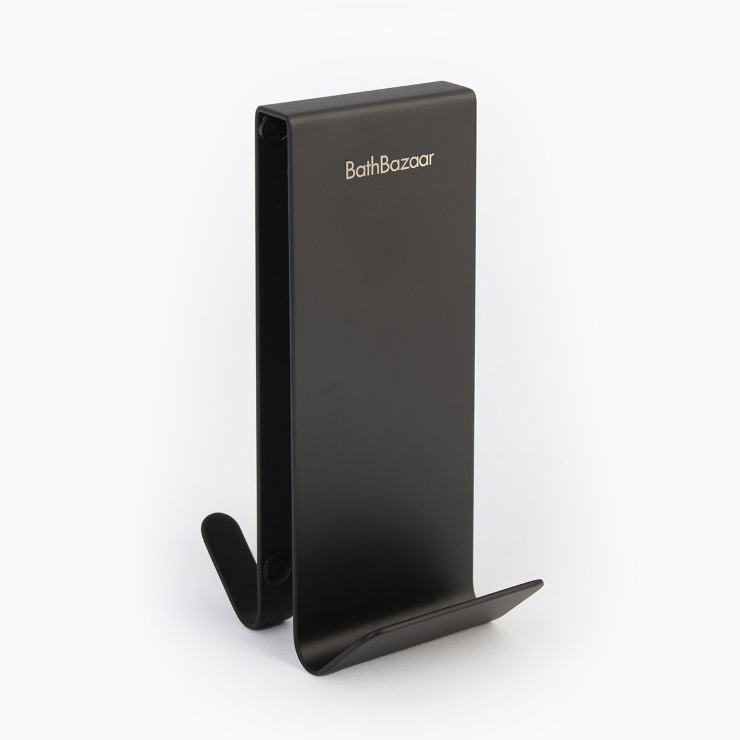 Patère double overdoor NEXT Noir Mat