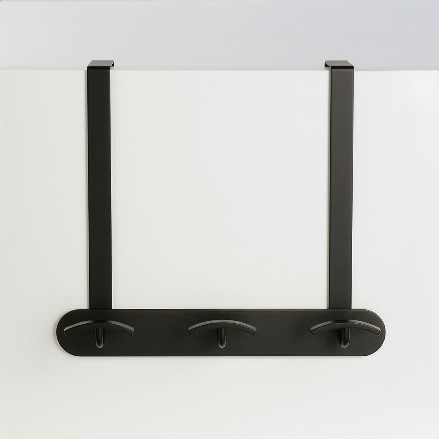 Patère 3 têtes CLUB noir mat – Inox overdoor