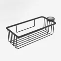 Panier latéral REMIX noir mat – Rangement de douche en inox