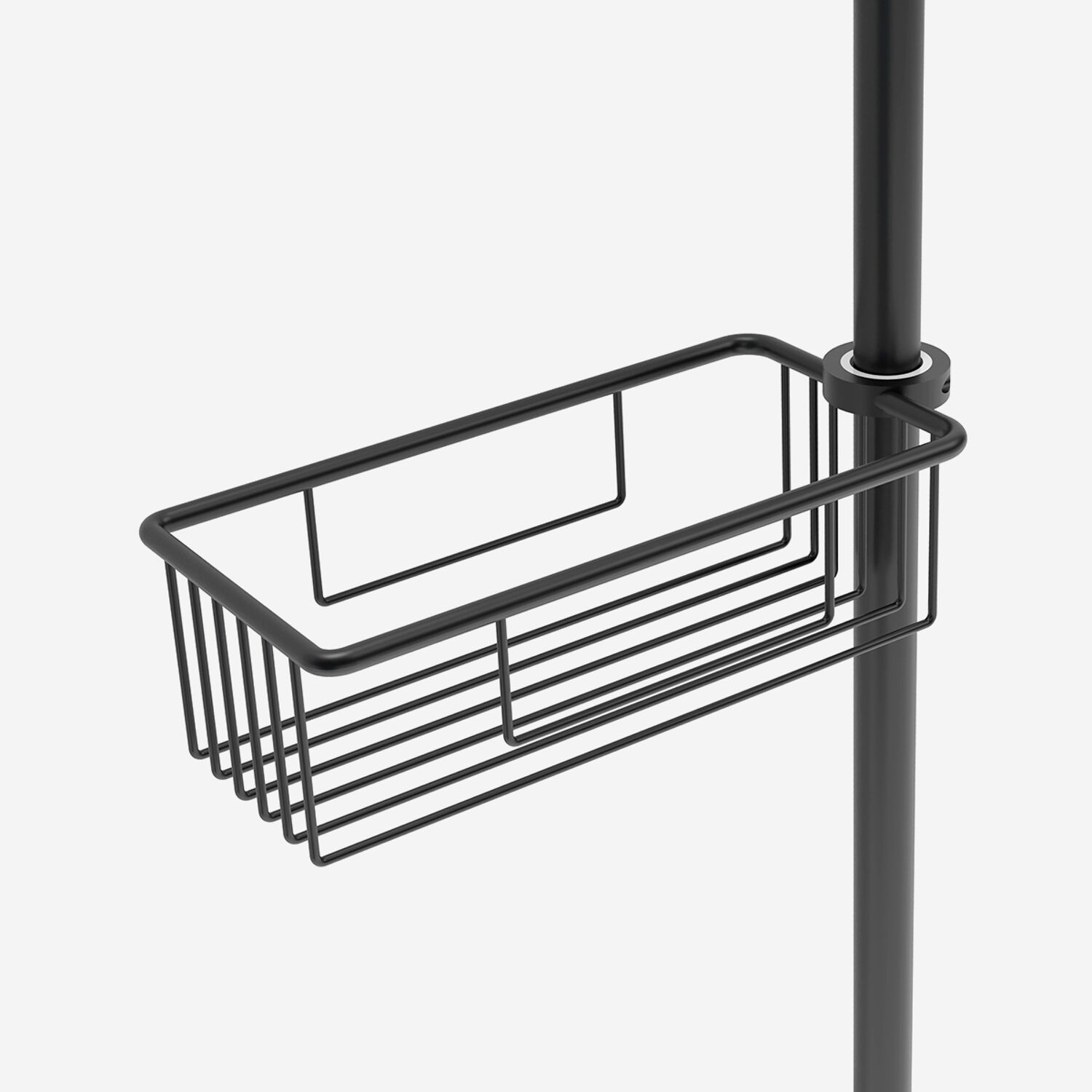 Panier latéral REMIX noir mat – Rangement de douche en inox