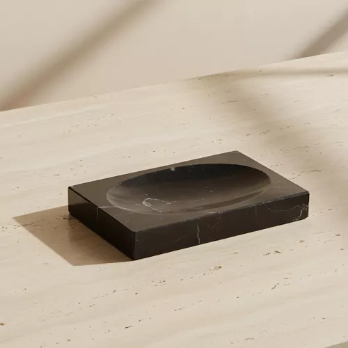 Zeepbakje in mat zwart echt...