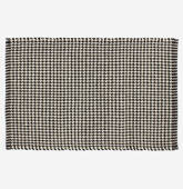 Tapis de bain noir et blanc...