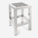 Tabouret PLAZZA en inox