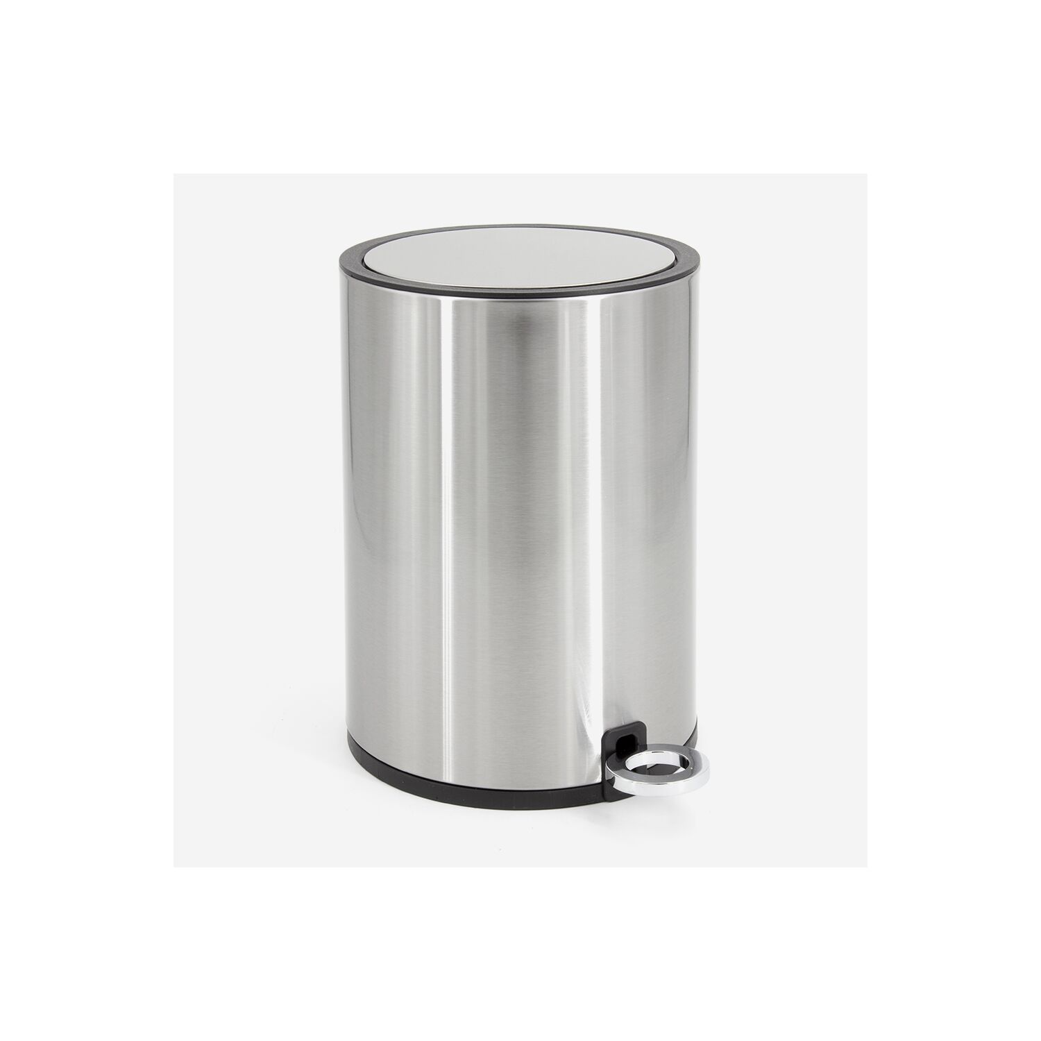 Poubelle à pédale inox mat 3L Step