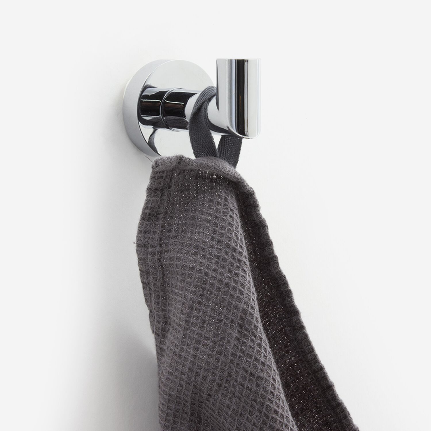 Patère à fixer Hôtel en laiton chromé