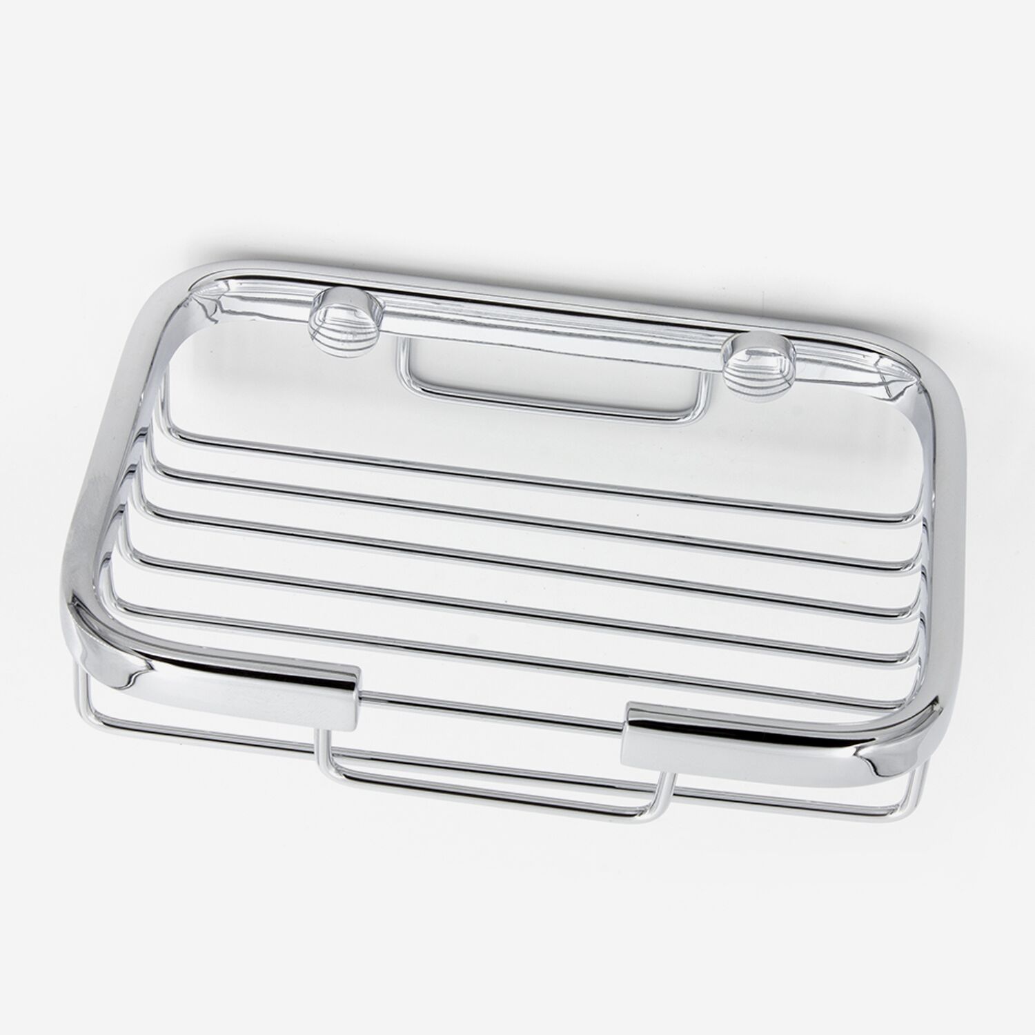 Porte-savon simple fil mural inox brillant - Remix