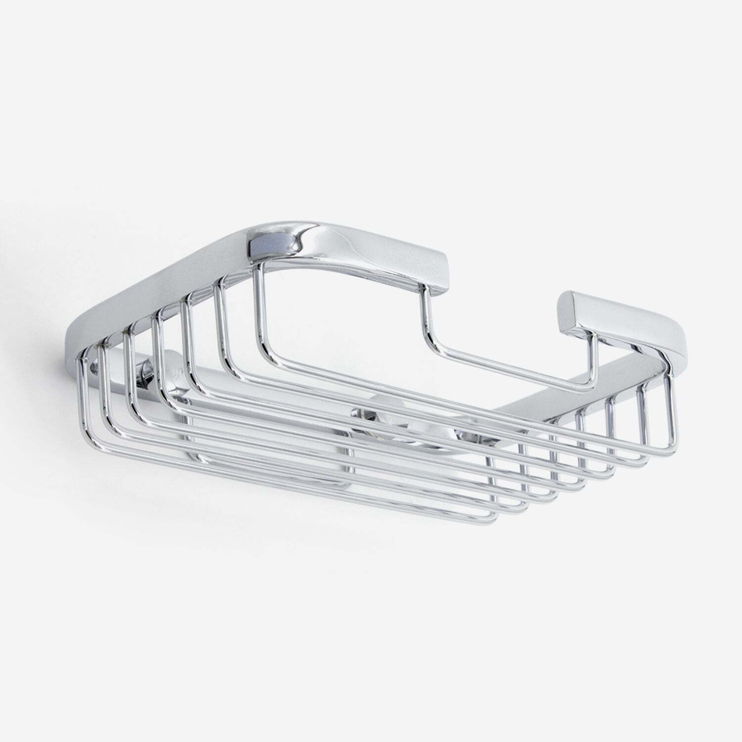 Porte-savon simple fil mural inox brillant - Remix