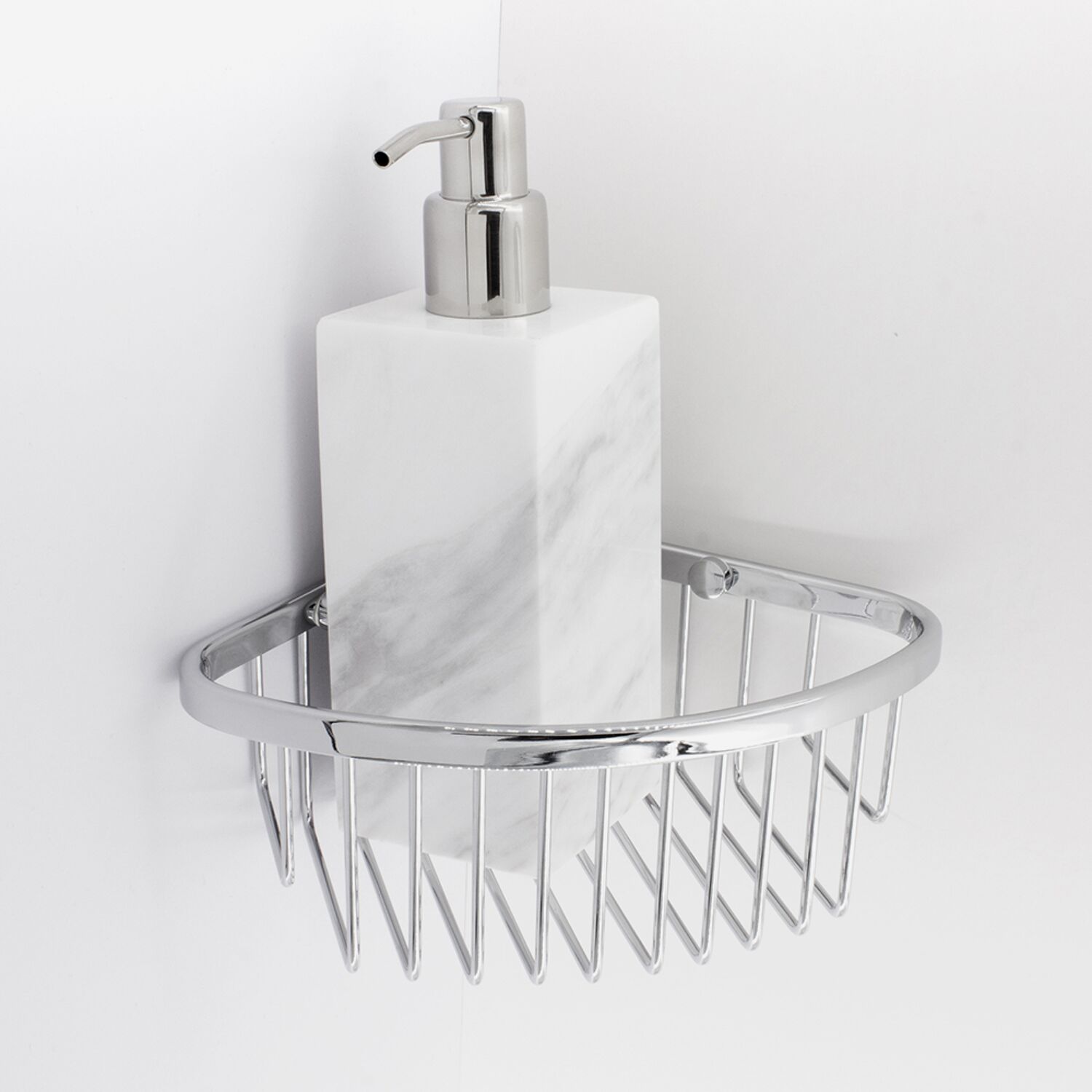 Panier angle PM inox brillant - Remix