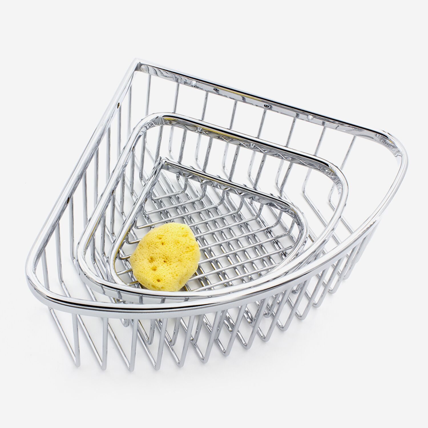 Panier angle PM inox brillant - Remix