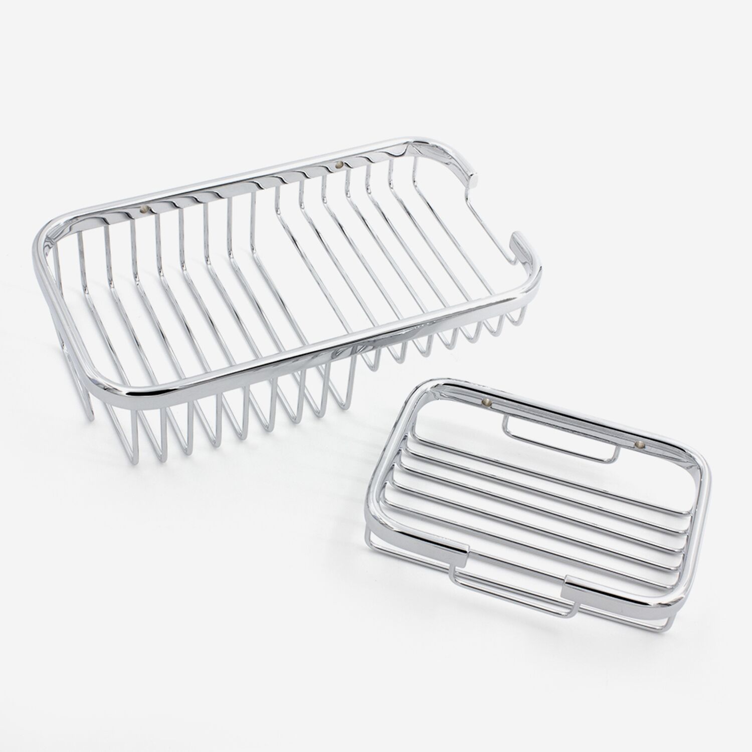 Porte-savon simple fil mural inox brillant - Remix