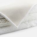 Tapis de bain blanc haut de gamme 2500 g/m² - Dolce