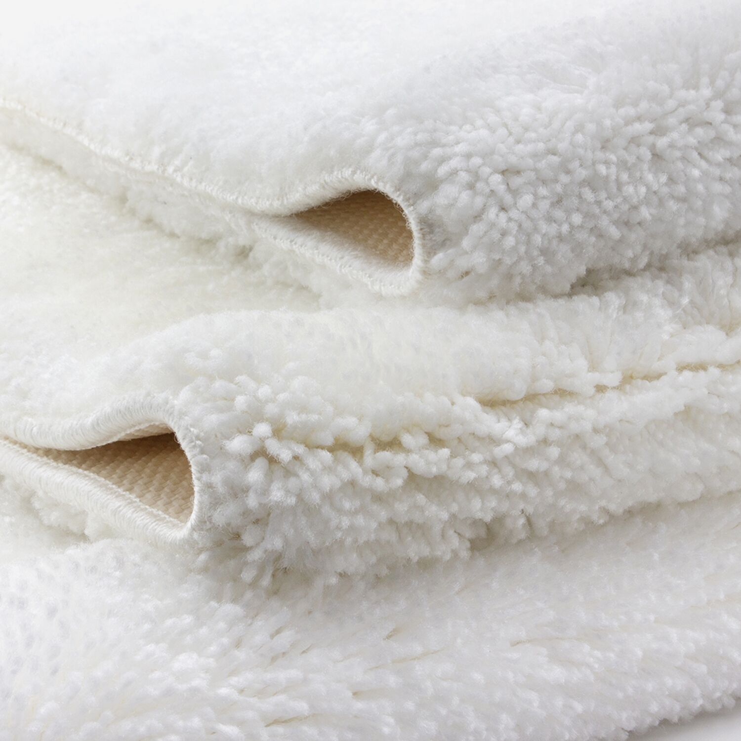 Tapis de bain blanc haut de gamme 2500 g/m² - Dolce